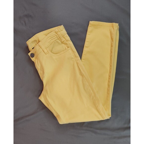 Women's Kut from the Kloth Marilyn Ankle Skinny Jeans Yellow 4 - Picture 1 of 7